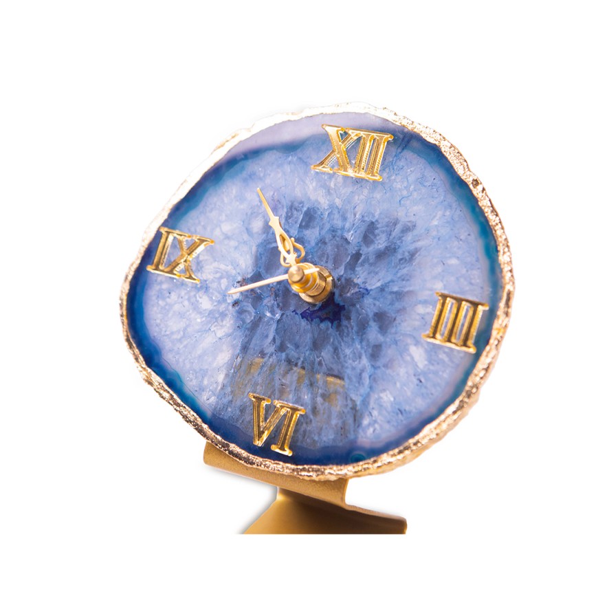 Hand Crafted  Agate Clock