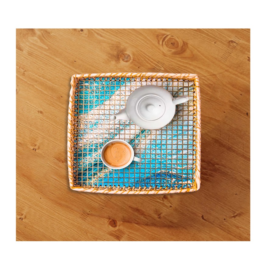 Hand Crafted Round Agate Tray