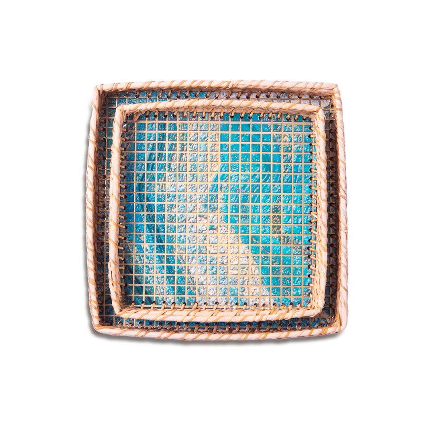 Hand Crafted Round Agate Tray