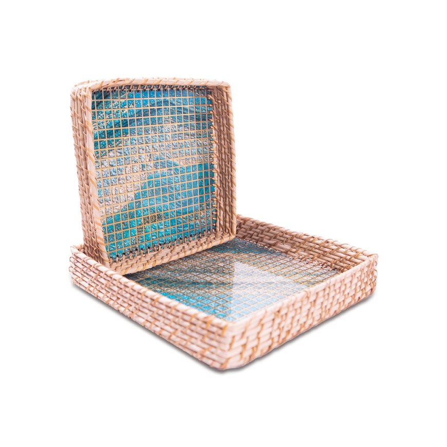 Hand Crafted Round Agate Tray