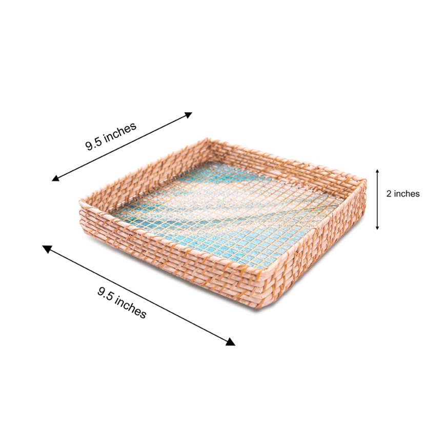 Hand Crafted Round Agate Tray