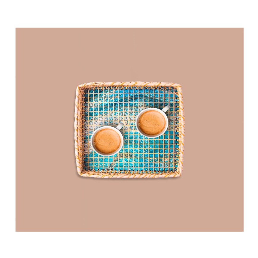 Hand Crafted Round Agate Tray