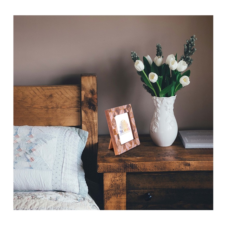 Hand Crafted Resin Décor Photo Frame