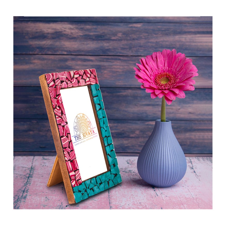 Hand Crafted Resin Décor Photo Frame