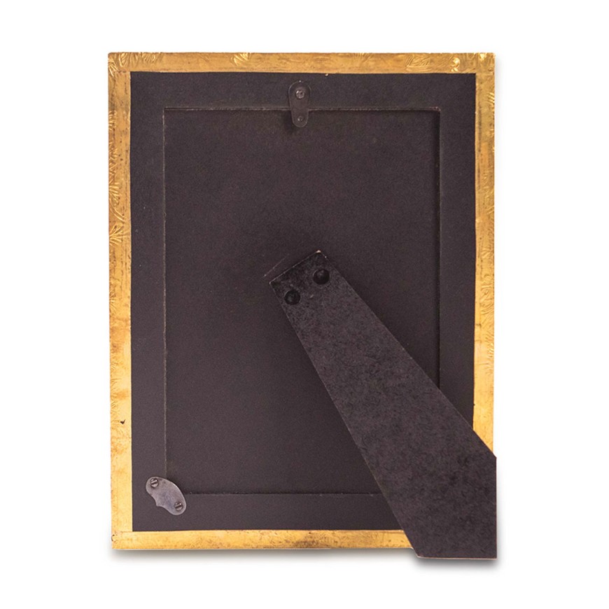 Hand Crafted Wood And Beads Décor Photo Frame