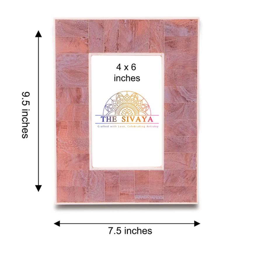 Hand Crafted Resin Décor Photo Frame