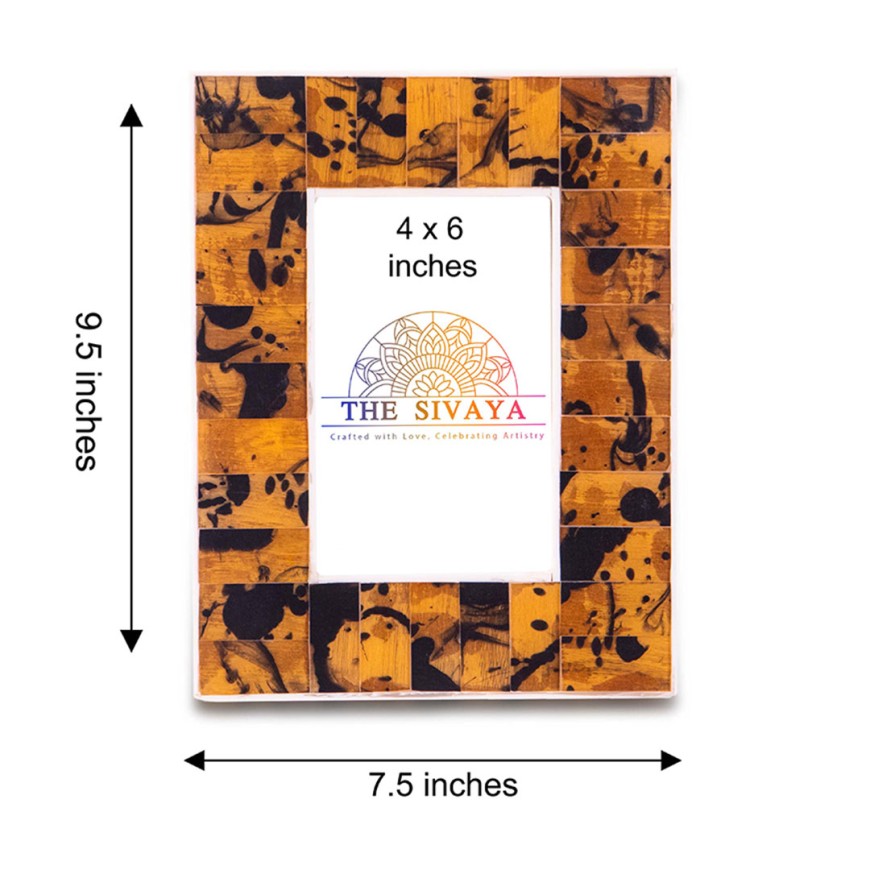 Hand Crafted Resin Décor Photo Frame