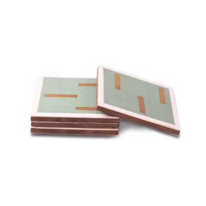 Hand Crafted Resin Décor Coaster Set